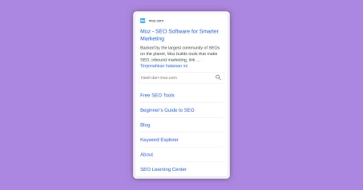 Cara Memasang Sitelink Search Box di Blogger