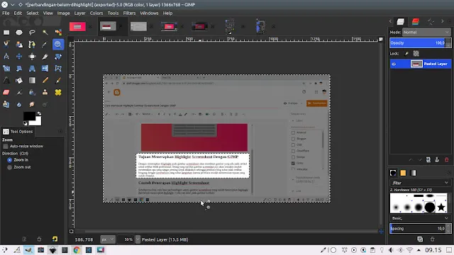 How to Highlight Screenshot Images With GIMP How to Highlight Screenshot Images With GIMP