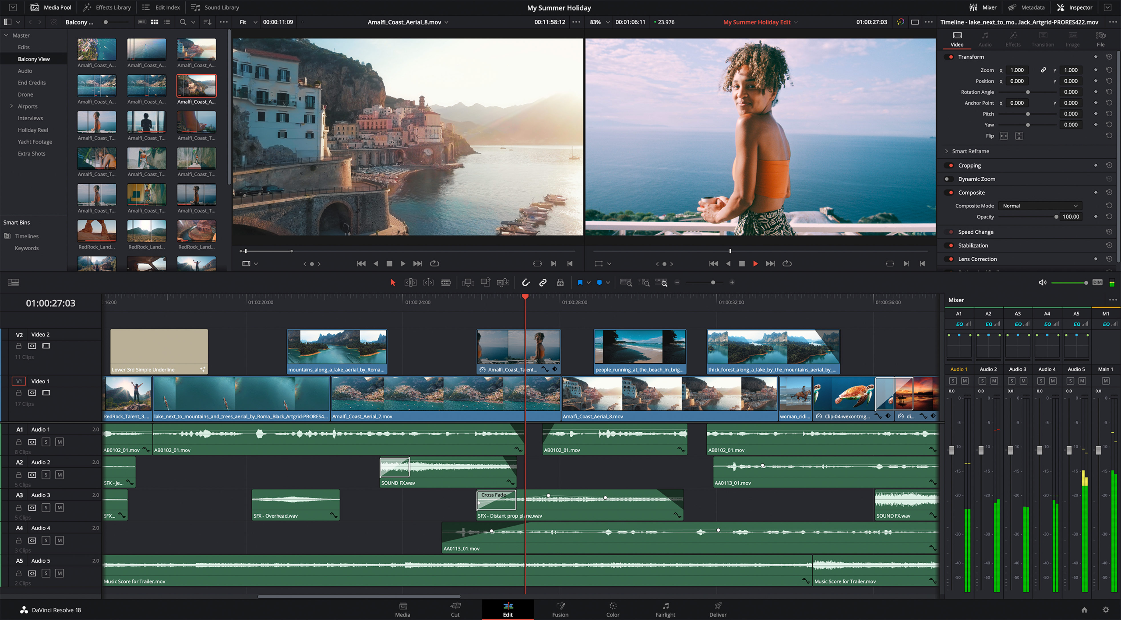 Davinci Resolve - Linux Video Editing Software