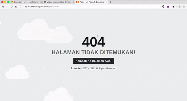 How to Create a Cool 404 Error Page in Blogger