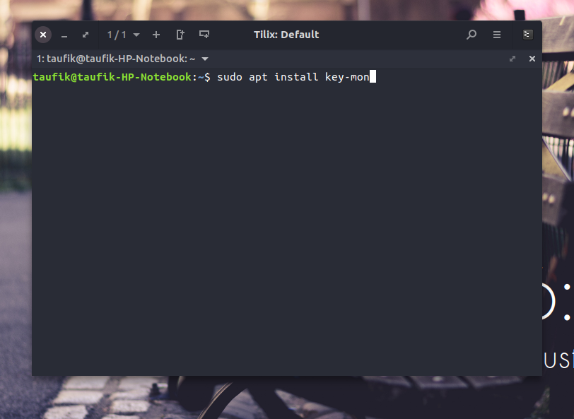 Cara Menampilkan Input Keyboard Pada Linux - KeyMon